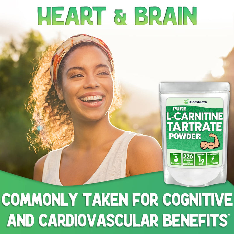 [Australia] - XPRS Nutra L Carnitine L Tartrate Powder - Premium Pure L Carnitine Tartrate - L-Carnitine Powder - Vegan Friendly Bulk L Carnitine Powder - Amino Acid L Carnitine Supplement (4 Ounce) 4 Ounce 