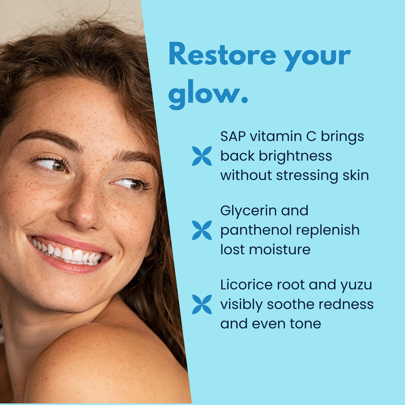 Vitamin C Face Serum for Brightening 0.5 fl oz | Formulated with Sodium Ascorbyl Phosphate (SAP), a gentle, stable form of vitamin C for daily use.