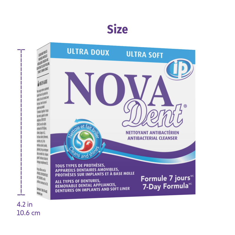 [Australia] - Dentures Cleaner – for Denture on implants, Denture soft liner and Orthodontic appliance without soldering - 6 Months (26 sachets) 26 Count (Pack of 1) 