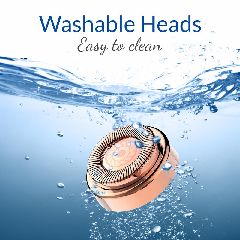 Bundle of Facial Hair Removal Andalusite and 4 Extra Replacement Heads