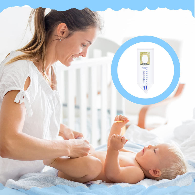 [Australia] - Sosation 20 Pcs Pediatric Urine Bag Collectors Clear Urine Catcher Pouch Individual Pee Bags Disposable Pediatric Collectors Adhesive Surface Spill Proof Baby Pee Bag for Kids Collection 