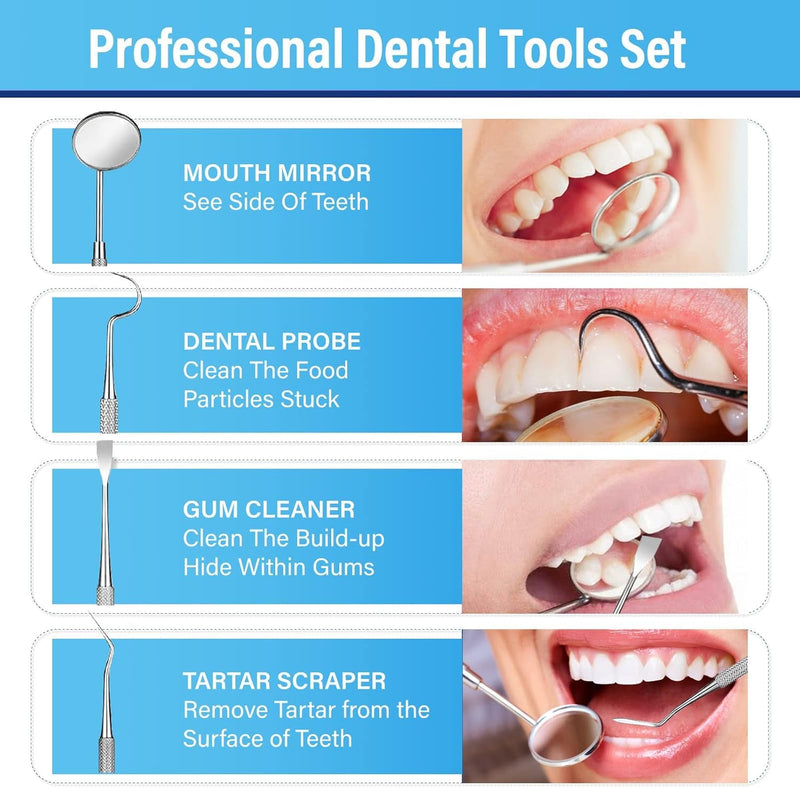 [Australia] - Tooth Repair kit with 4 Dental Tools, Easy-to-Use for Men & Women,Dental Care Kit Fixing Broken Teeth, Save Smile Cause Bad Teeth and Smile Confidently Again 