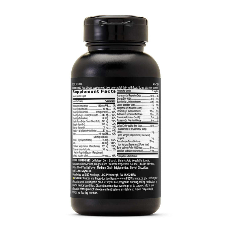 GNC Mega Men One Daily Multi Energy, 60 Count, 60 Servings