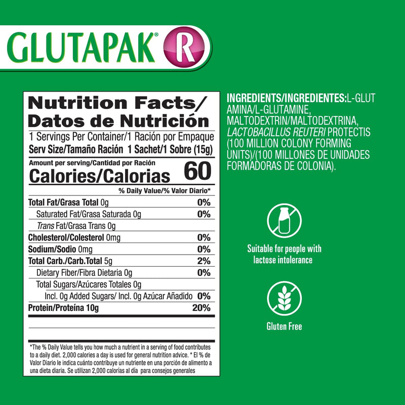 [Australia] - R Probiotics with Glutamine and Lactobacillus Reuteri, 15g per Packet - 3 Packets 15 Gram (Pack of 3) 