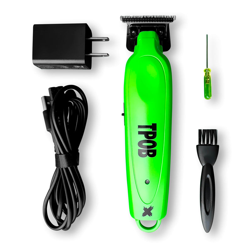 [Australia] - TPOB X Digital Brushless 7200rpm Professional Hair Trimmer Hair Clippers for Men, Psycho Blade Trimmer Cordless Rechargeable Edgers Clippers X Trimmer Slime 