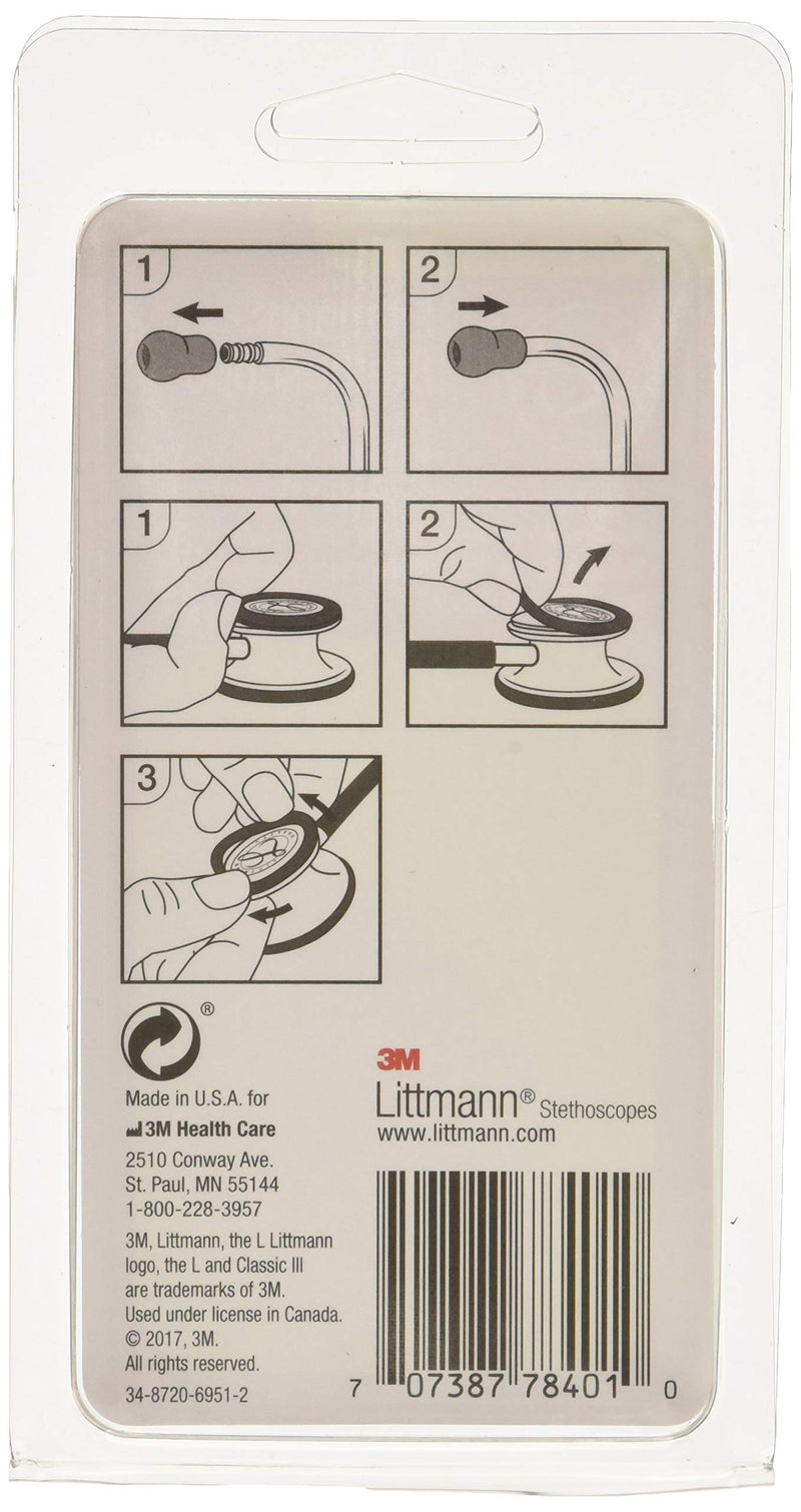 [Australia] - 3M™ Littmann® Stethoscope Spare Parts Kit Classic III™, Cardiology IV™ and CORE, 40017, Gray Grey 