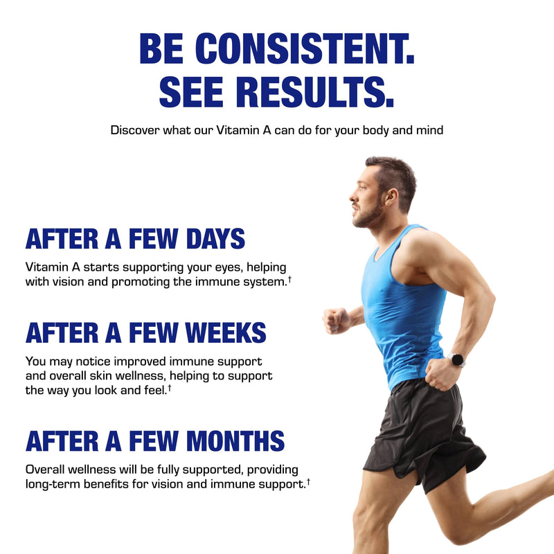 [Australia] - Vitamin A 10000 IU Softgels - Clinical Formula Vitamin A Supplement from Cod Liver Oil with Broad Spectrum Retinoids for Eye Care Vision Support & Reproductive Health - Made in The USA - 100 Servings 