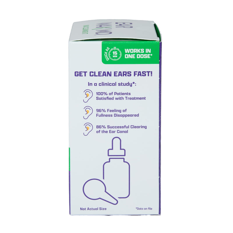 [Australia] - EOSERA Ear Wax MD Kit - Fast-Acting Ear Wax Removal Drops | Breaks Down & Dissolves Wax in Just 1 Treatment | Clinically Proven | Gentle & Safe | Includes Rinsing Bulb | 15mL 