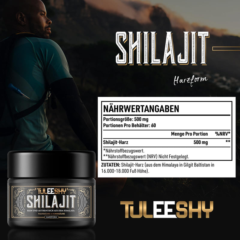 [Australia] - Shilajit Original Himalaya Shilajit Resin with Fulvic Acid & Trace Minerals - 100% Pure Golden Quality, No Additives (Pack of 1) 