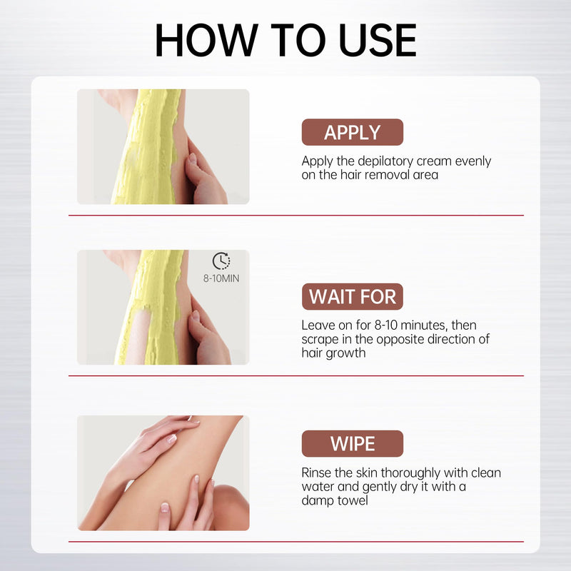 [Australia] - VGO Painless Bikini Gel for Women & Men, Unwanted Hair Removal for All Skin Types, 120ml / 4.06oz 4.06 Fl Oz (Pack of 1) 