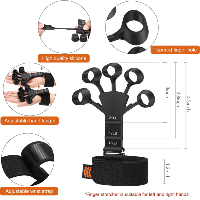 [Australia] - Grip Strength Trainer, Hand Grip Strengthener, Forearm Strengthener, Hand Exerciser… B 