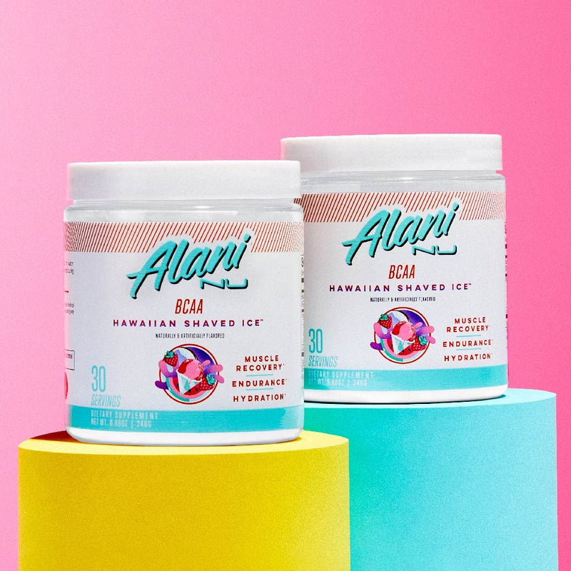 [Australia] - Alani Nu BCAA HAWAIIAN SHAVED ICE | Branch Chain Essential Amino Acids | 2:1:1 Formula | Supplement Powder | Muscle Recovery Vitamins for Post-Workout | 30 Servings 