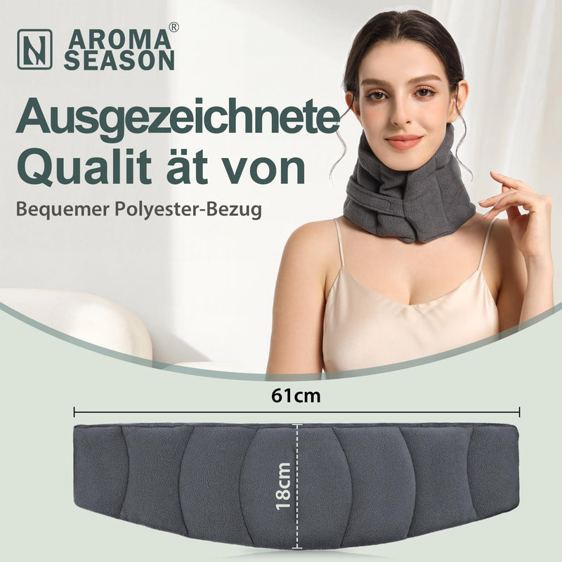 [Australia] - AROMA SEASON grain pillow neck for microwave - heat pillow neck - heat pad for heat therapy 