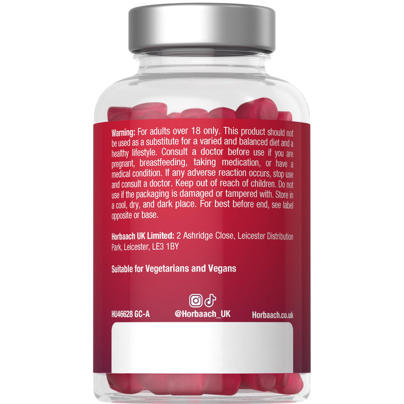 Multivitamin Gummies for Adults | 120 Count | Strawberry Flavoured | 14 Key A-Z Nutrients | with Vitamin A, B12, C, D, and Zinc | Vegan | By Horbaach