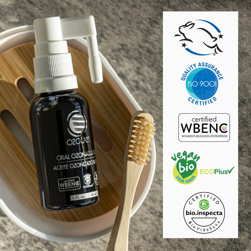 [Australia] - OZOLABS Oral Ozonated Formula | 100% Organic Ozonized Oil for Teeth & Gums | Dental Ozone Therapy Mouth Solution | 30 ml 