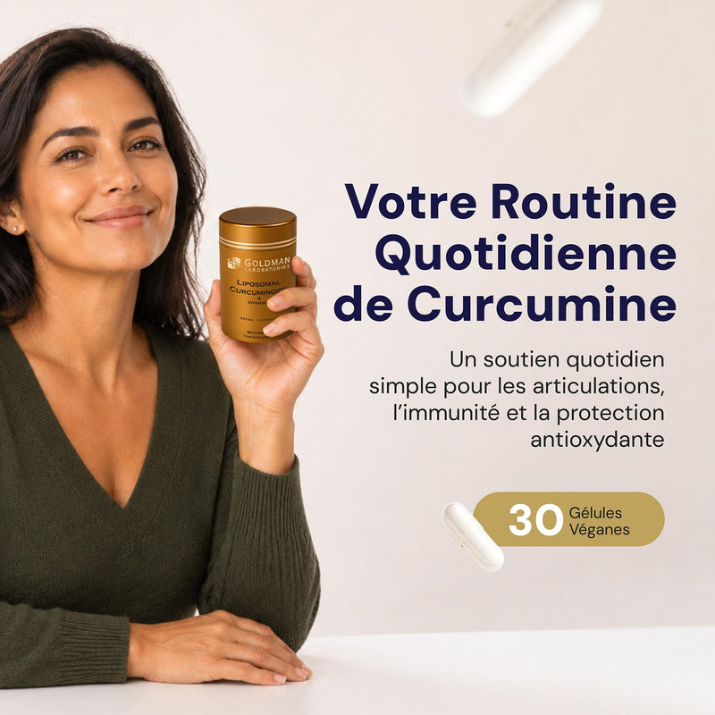 Liposomal Turmeric Curcumin Capsules with Vitamin C - High Absorption Vegan Curcumin Supplement for Joint, Immune & Antioxidant Support, No Black Pepper - 30 Capsules