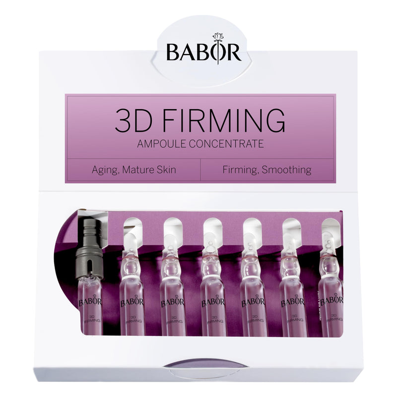[Australia] - BABOR 3D Firming, anti-aging serum ampoules for the face, with hyaluronic acid for more firmness, vegan formula, ampoule concentrates, 7 x 2 ml market launch 2022 