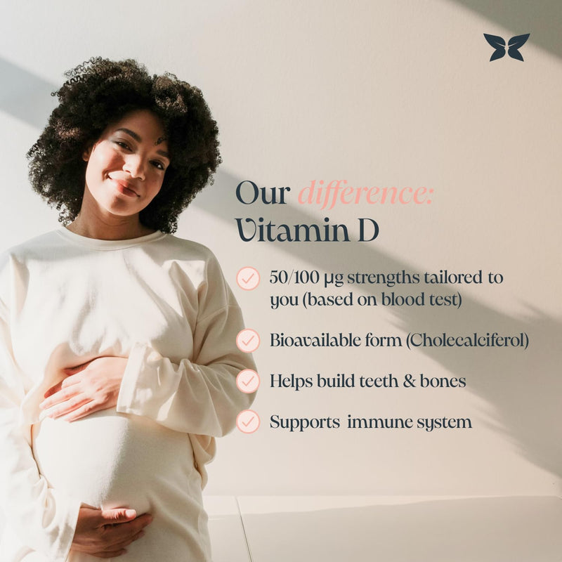 Nurture Pregnancy Multivitamin - Essential Prenatal Vitamins & Minerals with Vitamin D & Gentle Iron - Clinically Proven Ingredients - Professor Formulated Supplement - 4 Weeks Supply Pregnancy Vitamin (3rd Trimester)