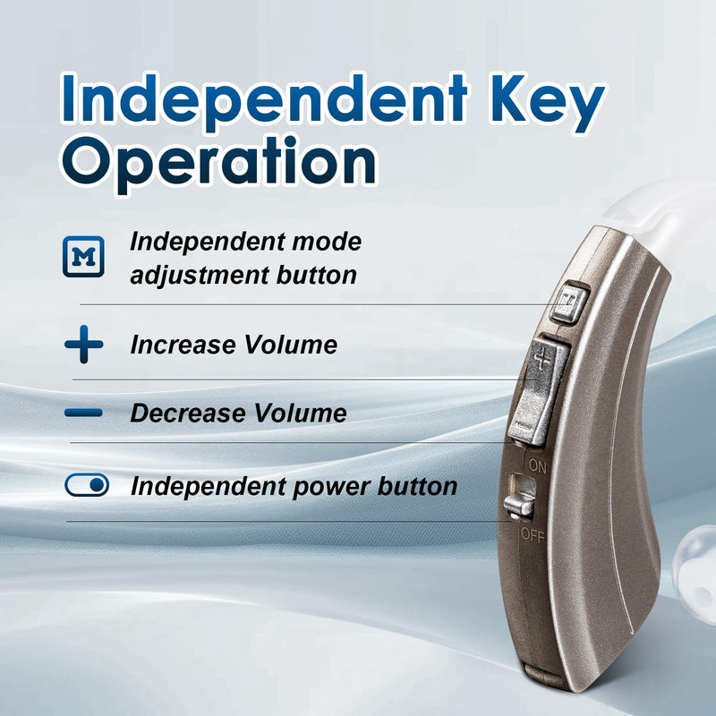 Britzgo Device, 500-hour Ultra-long Battery Life, Advanced Noise Cancellation, Delivers Exceptional Sound Quality, Ensures Crystal-clear Daily Conversations. (1, Silver) Silver-Single