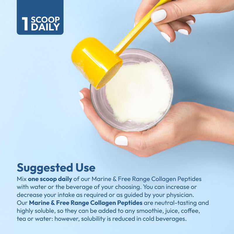 ANDREW LESSMAN ProCaps Marine Collagen Peptides with MSM Powder 30 Servings | Marine & Free Range Hydrolyzed Collagen Peptides, MSM, Collagen Protein Powder, Unflavored Formula 30 Servings (Pack of 1)