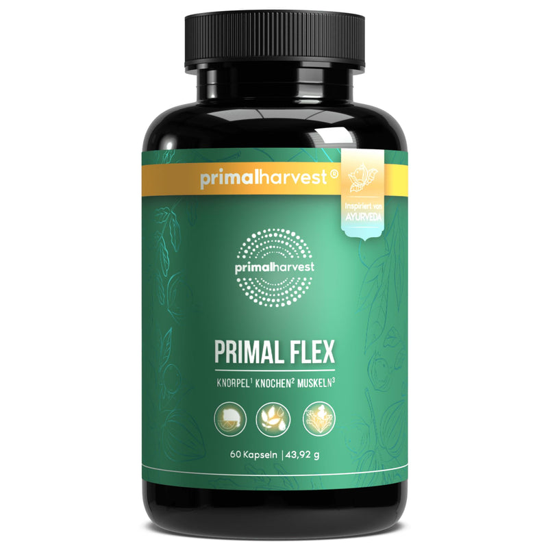 [Australia] - Primal Harvest® Joint Active Plus - 60 high-dose & laboratory-tested capsules with magnesium and vitamin C - hyaluronic acid, collagen original 