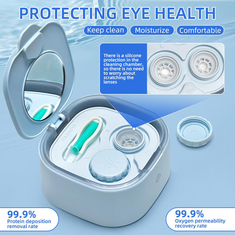[Australia] - Rigid Keratoplasty Scleral Ultrasonic Contact Lens Cleaner for OK Lens and RGP Lenses YX-D10P 