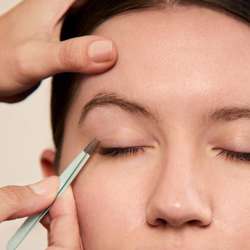 Contours Rx Precision Tweezers – Needle Nose Stainless Steel Tweezer for Lids by Design Placement, Eyebrow Grooming & Lash Application – TSA-Approved, 4 inch 4in.