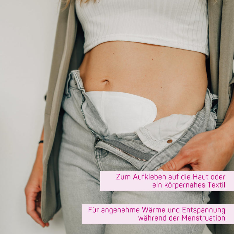 [Australia] - ELANEE Menstrual Heat Patches, 12 Hours of Soothing Warmth and Relaxation During Your Period, Warms Through Contact with Oxygen, Skin-Friendly, Pack of 2 (734-00) 