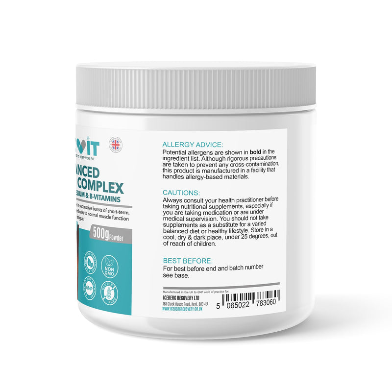 Creatine Monohydrate Powder 500g – Micronised 200 Mesh – 5g Per Serving (71 Servings) – Creatine Complex with Magnesium, Vitamin B6 & B12 – Raspberry & Blueberry Flavour – Vegan