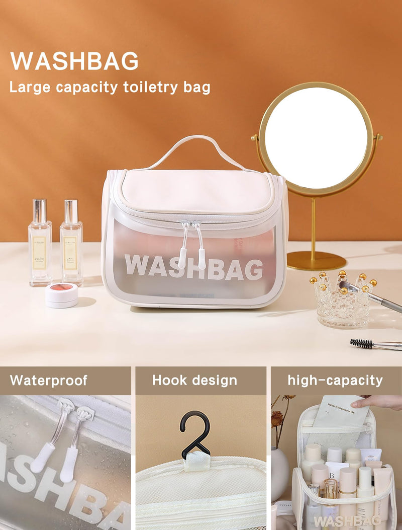 Travel Duffle Bag for Women Weekender Bag Luggage with Toiletry bag Shoe Pocket for Hospital,Gym and Airplane Travel,Beige Beige