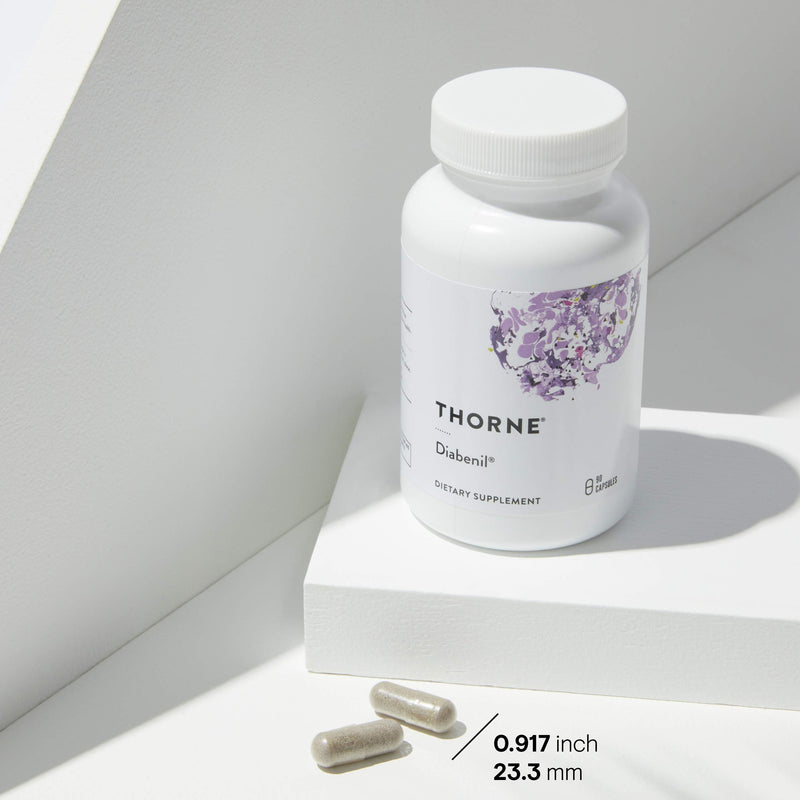 [Australia] - THORNE Diabenil - Support for Maintaining Health - with Chromium, ALA, and Quercetin Phytosome - 90 Capsules 