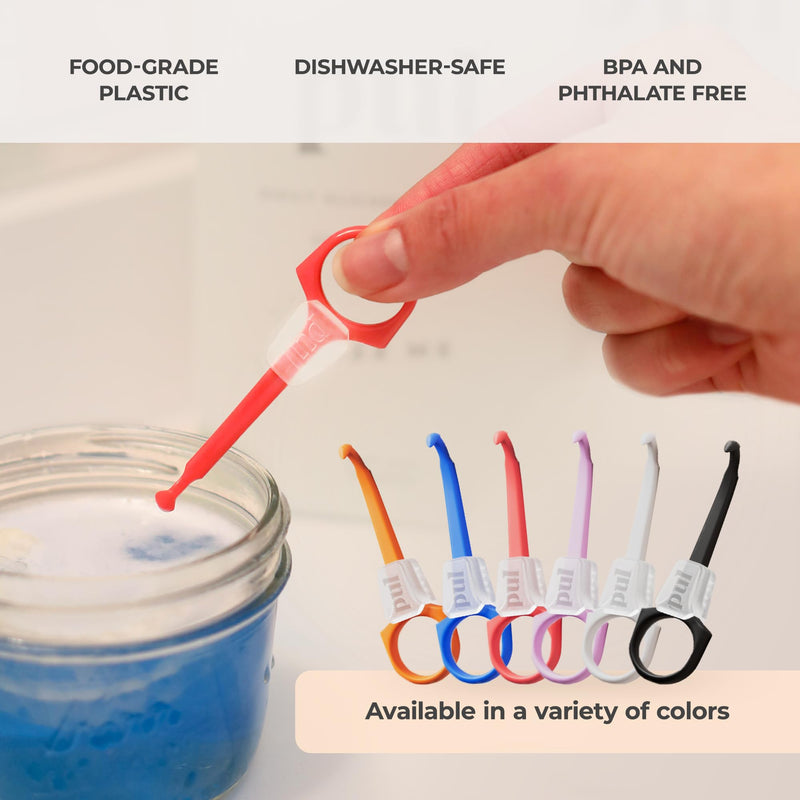PUL Pack of 2 Reusable 2-in-1 Aligner Seating Chewie & Removal Tool — Compatible with Invisalign, Removable Braces, Retainers, Trays – Easy-to-Use Remover & Chew, Dental & Oral Hygiene – Blue, Black Blue + Black