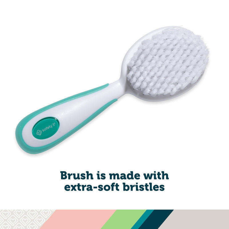 [Australia] - Safety 1st Easy Grip Brush and Comb, Colors May Vary 