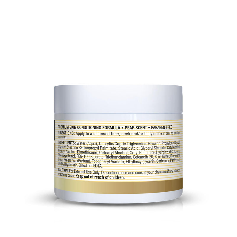 MASON NATURAL Collagen Premium Skin Cream - Anti Aging Face and Body Moisturizer, Intense Skin Hydration and Firmness, Pear Scent, Paraben Free, 2 OZ (Pack of 3) 2 Ounce (Pack of 3)