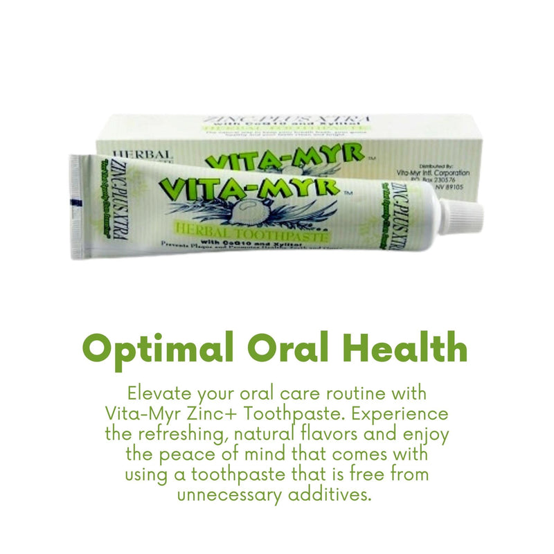 VITA MYR Herbal W Coq10 And Xylitol Toothpste, 5.4 OZ