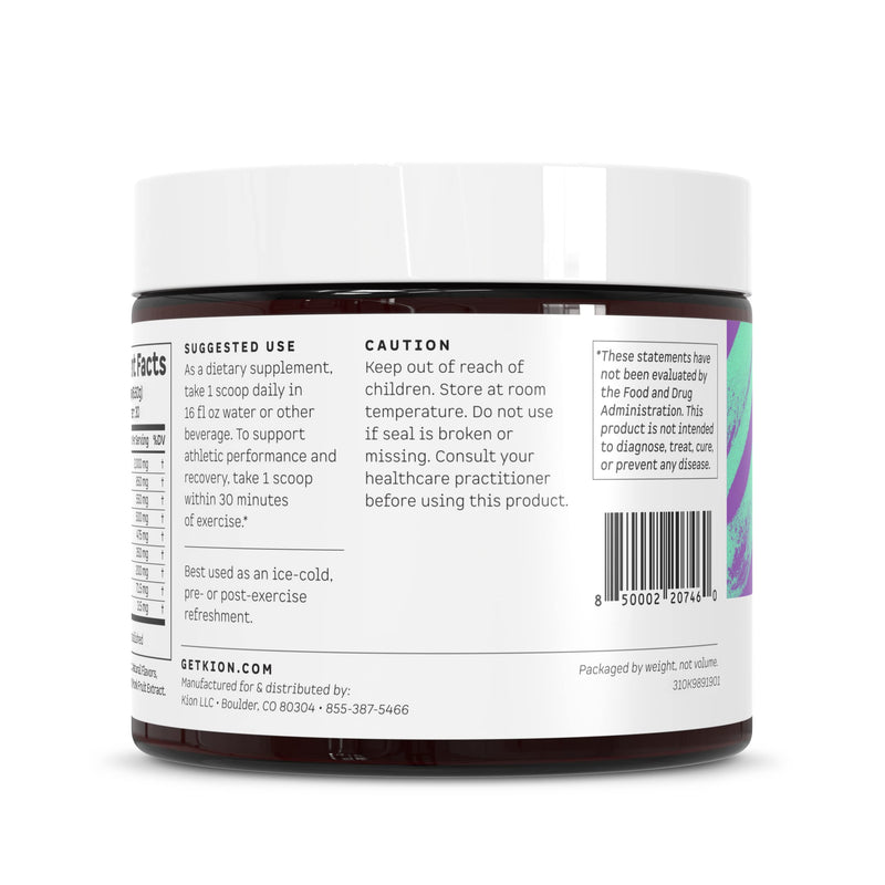 [Australia] - Kion Aminos - Essential Amino Acids Supplement, Essential Amino Acids Powder for Muscle Recovery, BCAA No Caffeine, Amino Acid Powder, Essential Amino Energy - 30 Servings, Mixed Berry 
