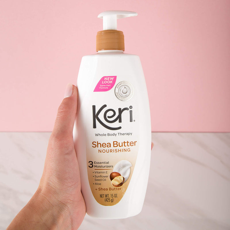 Keri Nourishing Shea Butter Body Lotion, 15 Ounce 15 Ounce (Pack of 1)