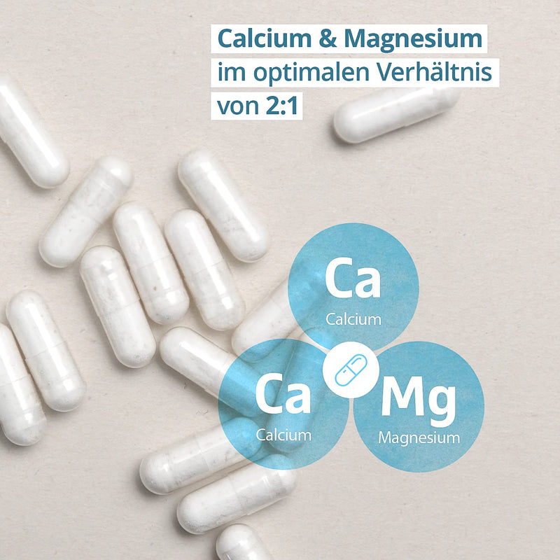 [Australia] - Sango sea coral capsules - 180 pieces - calcium & magnesium in an optimal ratio of 2:1 - high-dose Sango sea coral and vegan - without additives 