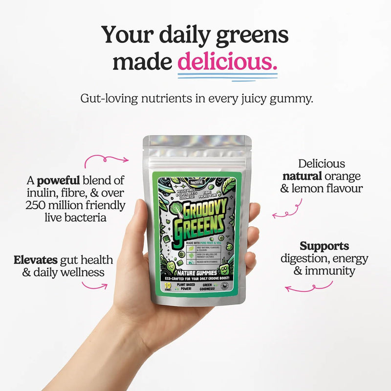 Mind, Body & Soul Bundle, Starshroooms, Kalma & Grooovy Greens. Multivitamin Gummies Mushroom, Greens & Ashwagandha. for Brain, Gut & Stress Support. Vegan 3 x 10 Trial Pack Gummies