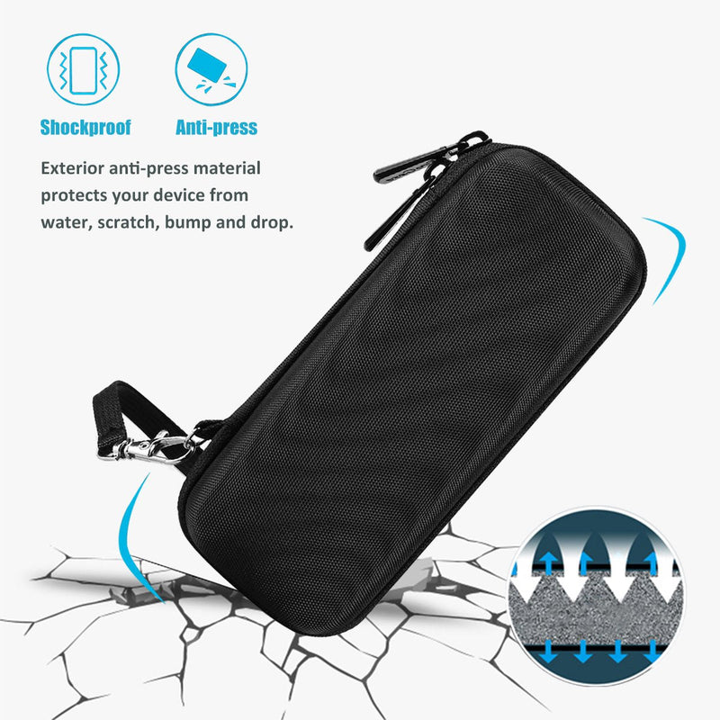 [Australia] - ProCase Carrying Case for Philips OneBlade Face & Body Travel Case for Electric Beard Trimmer, Shaver and Trimmer Protective Case for OneBlade QP2734 QP6551 QP2824 QP6651 Case with Hand Strap - Black Black 