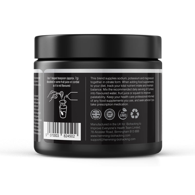 Cytravo - Blended Citrate Powders (Sodium, Potassium, Magnesium)