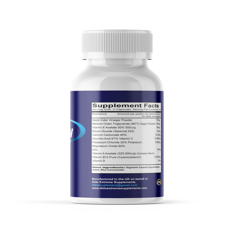 Renew - Metabolic Regeneration Formula - All Natural Formula- 60 Capsules / 1 Month Supply