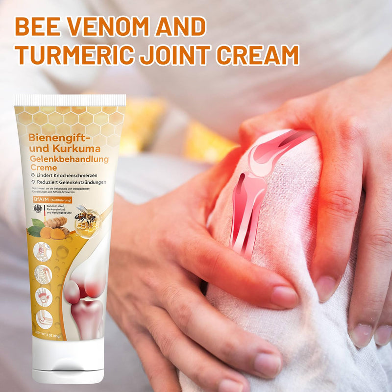 [Australia] - Bee venom and turmeric joint cream, pack of 2 bee venom advanced joint and bone cream, bee venom ointment, bee venom cream for complaints in the back, joints, knees 