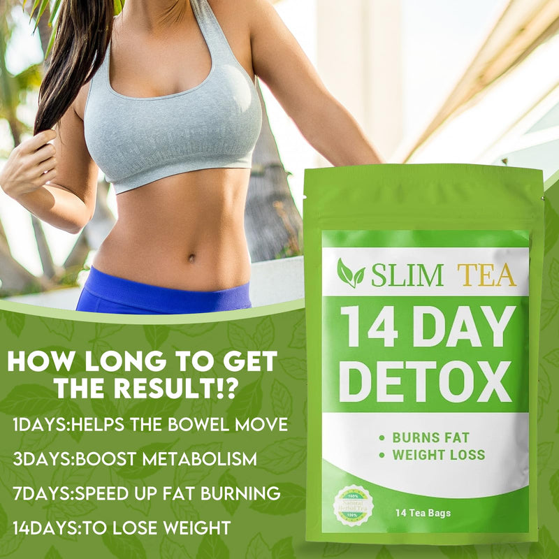 [Australia] - 14 Day Tea For Weight Loss, Detox Cleanse Weight Loss Tea, Detox Tea For Weight Loss, Gentle detoxification and cleansing for weight loss and belly fat 