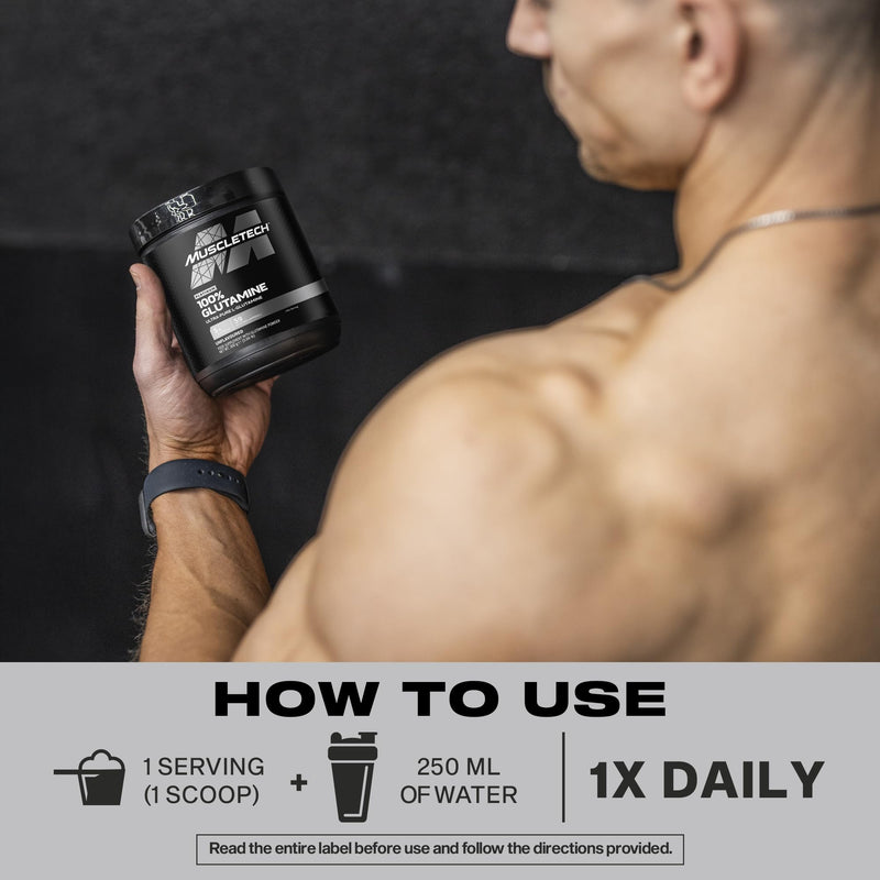 [Australia] - MuscleTech Platinum 100% Glutamine Unflavored 300g EU (RB) 