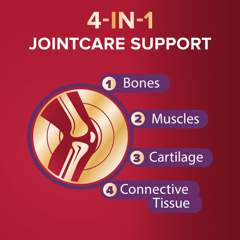 Seven Seas JointCare MAX GLUCOSAMINE With Omega-3, Glucosamine, Chondroitin, Vitamins C and D, Manganese and Zinc, Food Supplements, 30-Day Pack