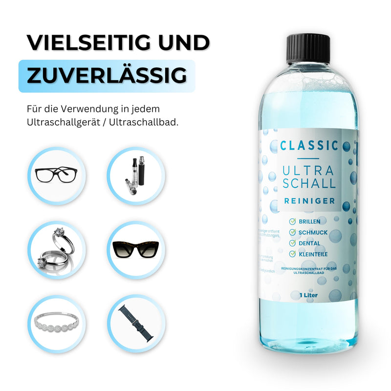 [Australia] - Ultrasonic cleaner concentrate for every ultrasonic device Hygienic & material-friendly cleaning for glasses, jewelry & dentures | Developed by the optician (Action 2025) Action 2025 