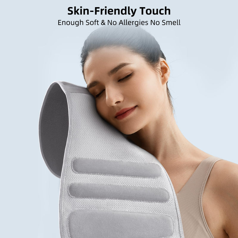 [Australia] - FREETOO Back Brace for Lower Back Pain Women with Bionic Support System, Adjustable Knitted Lumbar Support Belt, Breathable Mesh Design with Lumbar Pad,for Herniated Disc,Sciatica,Scoliosis Maximum Level Lumbar Support Medium 