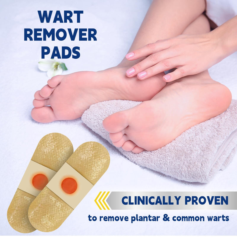 [Australia] - WABRINY Wart Remover Pads, Maximum Strength One Step Bandages for Hands Neck Feet Fingers, 30 Treatments-RK 30 Count (Pack of 1) 