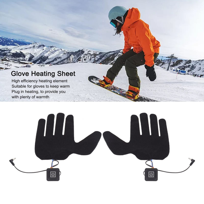 [Australia] - 2-piece electric heating glove pads with 3 adjustable gears, ultra-soft material, wide range of applications for running and hiking 